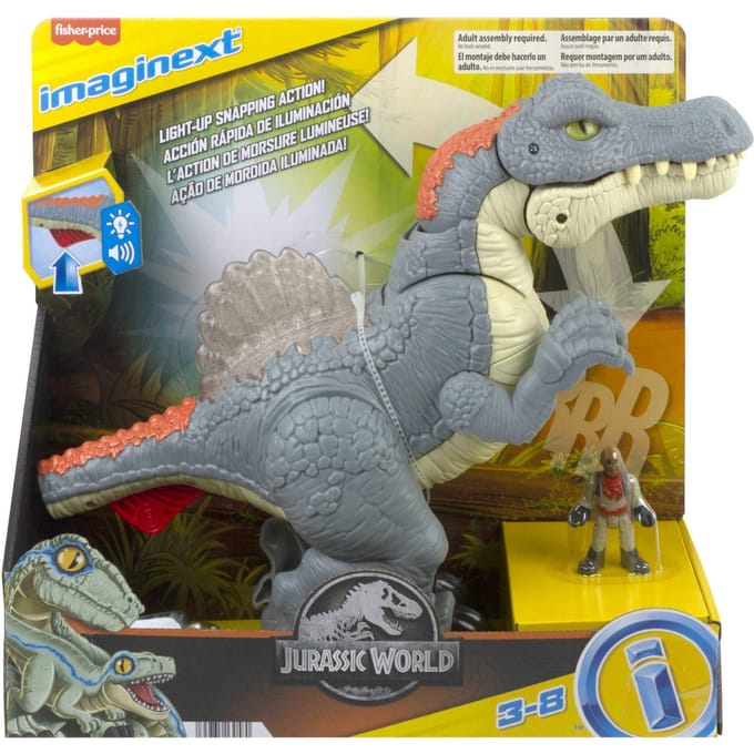 Jurassic World Imaginext Ultra Snap Spinosaurus   Met Licht En Geluid
