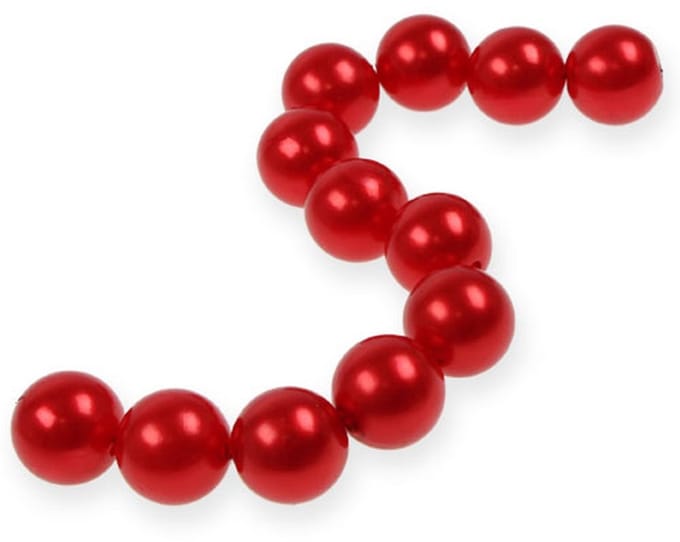 Parels Rood | 20mm | 12 stuks