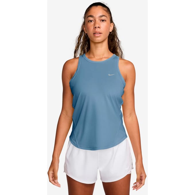 Nike tempo dri-fit tank in de kleur blauw.