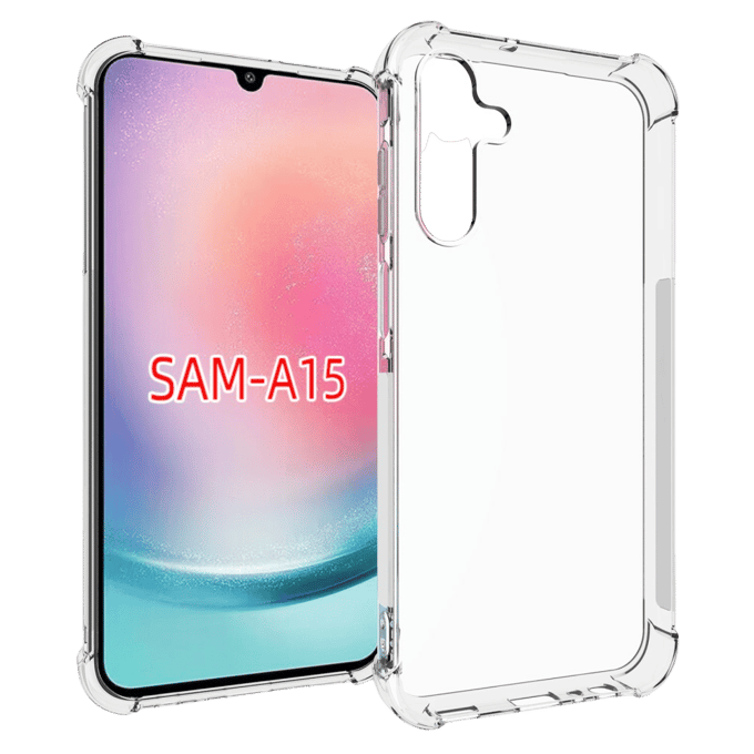 CaseBody Samsung Galaxy A15 Shockproof Hoesje Transparant