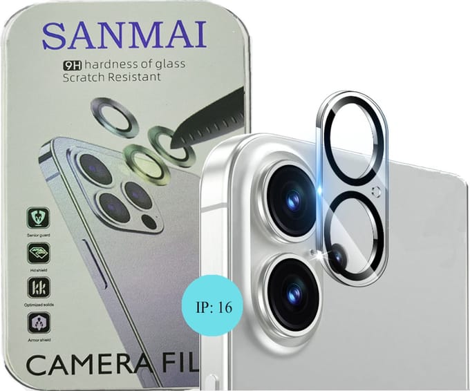 IPhone 16 Lens Screen protector - 9H Tempered Glass camera screenprotector beschermglas 3X Stuks