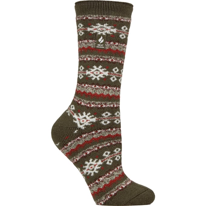 Dames Thermo Lite Patroon Sokken voor de Winter