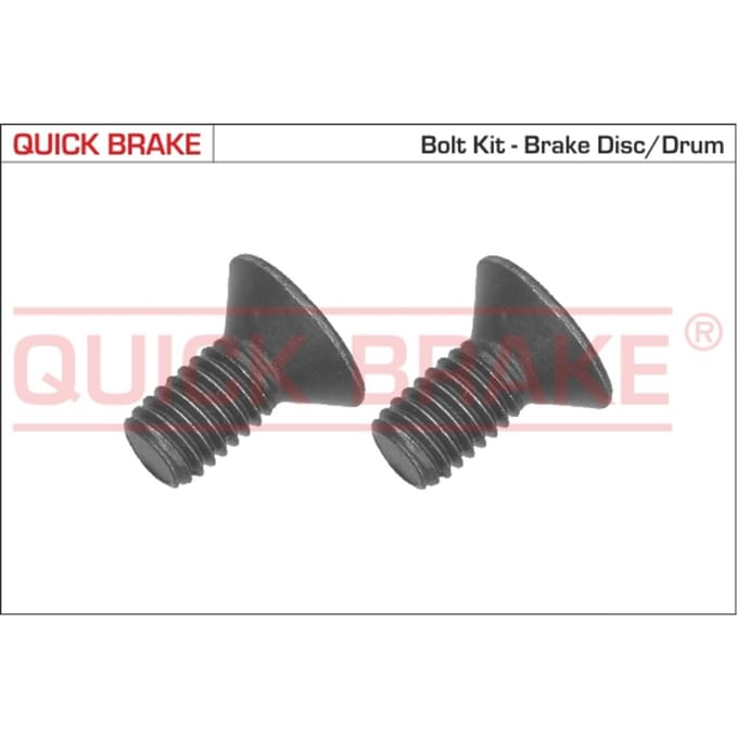 Schroef, remschijf QUICK BRAKE 11665K, 2 stuk
