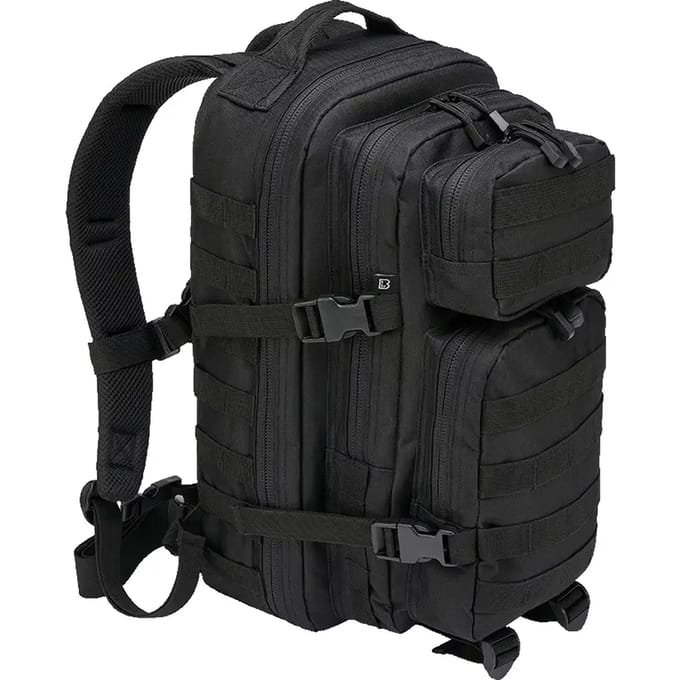 Brandit US Cooper Medium Zwart 25 Liter Rugzak