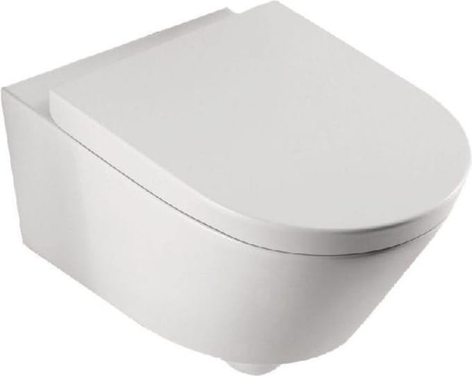 Xellanz Metro wandcloset met toiletzitting softclose en quick release glans wit