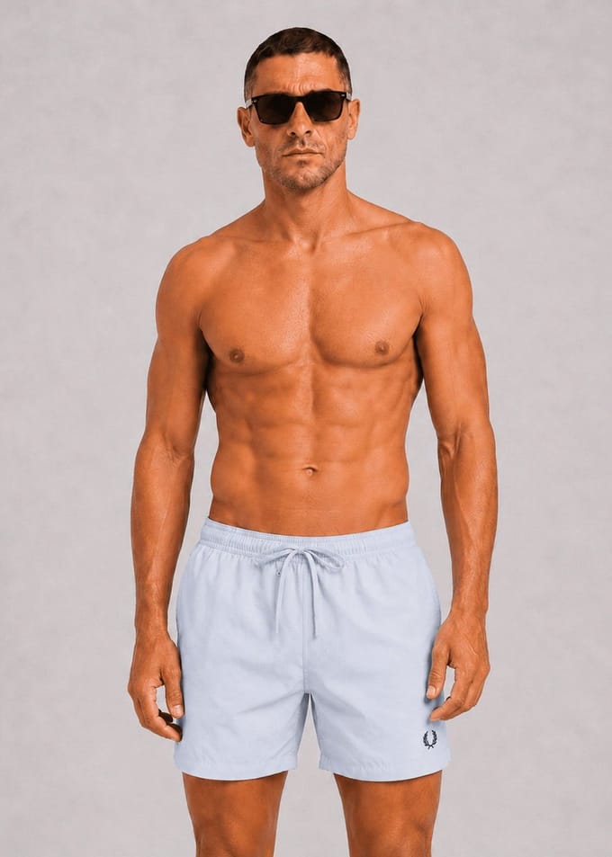 Fred Perry Swimshorts - dusky blue