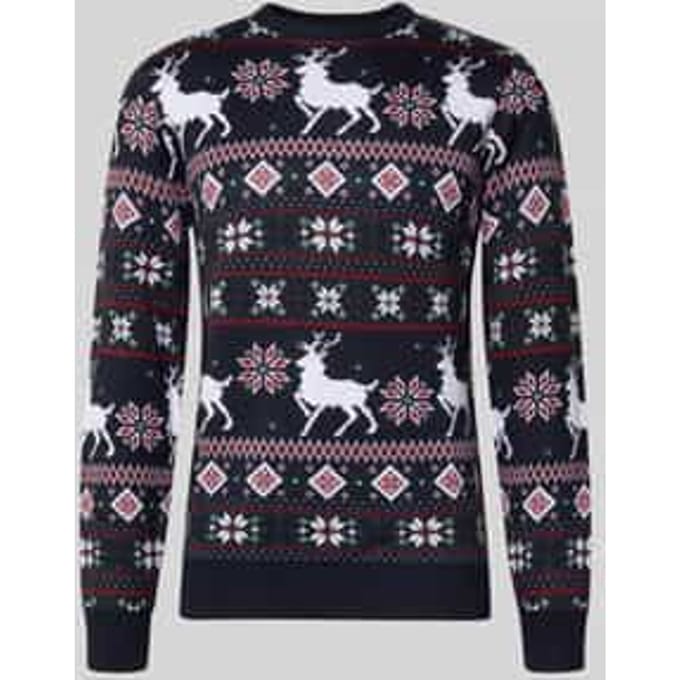 Gebreide pullover in all-over look