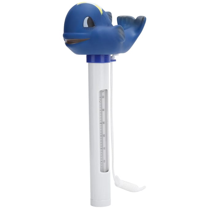 Thermomètre Flottant Forme Animal Dessin Animé pour Piscines Sauna Spa Accessoires Bleu white