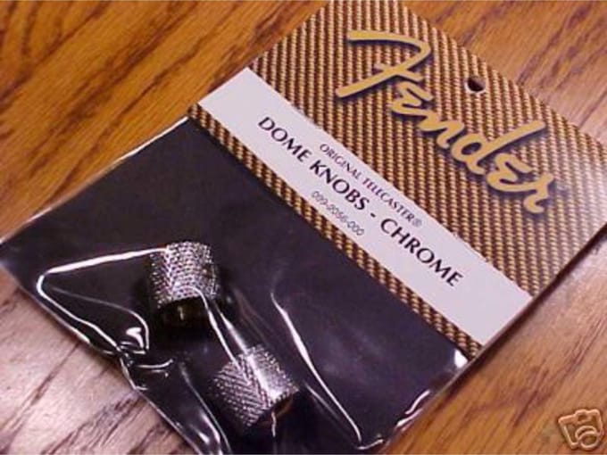 Fender Tele Domes chrome - Gitaaronderdeel