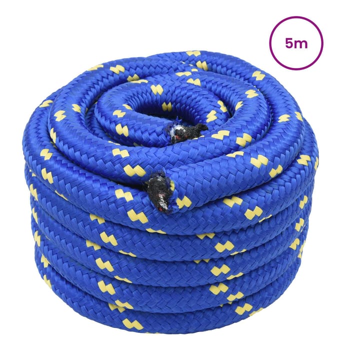 vidaXL - Boottouw - 5 - m - 3 - Blauw - PP