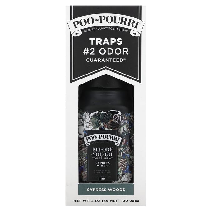Poo-Pourri, Before-You-Go® Soil Spray, Cypress Woods, 59 Ml (2 Oz)