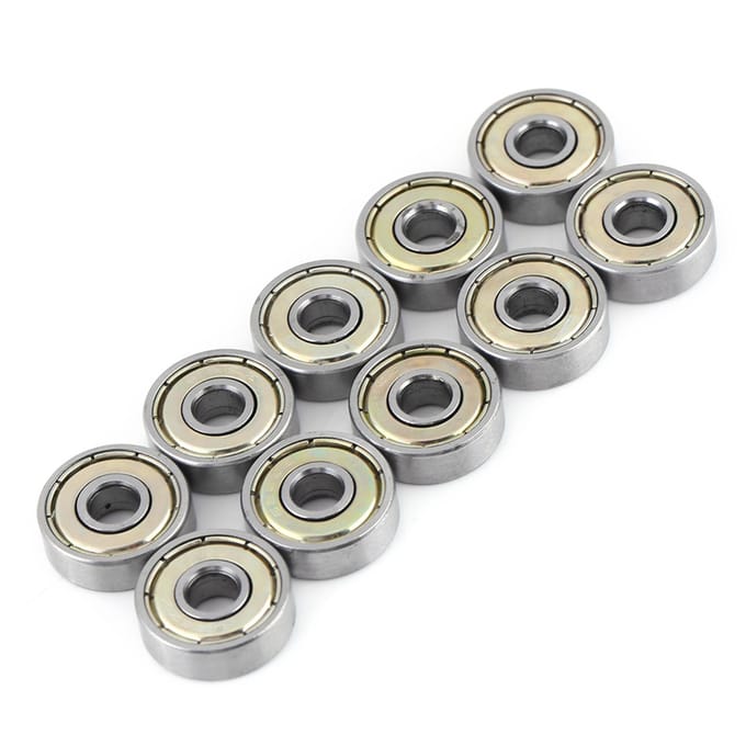10 Stuks Metaal Afgeschermde Duurzame Multi-Use Koolstofstaal Miniatuur 626ZZ Kogellagers (6x19x6mm)