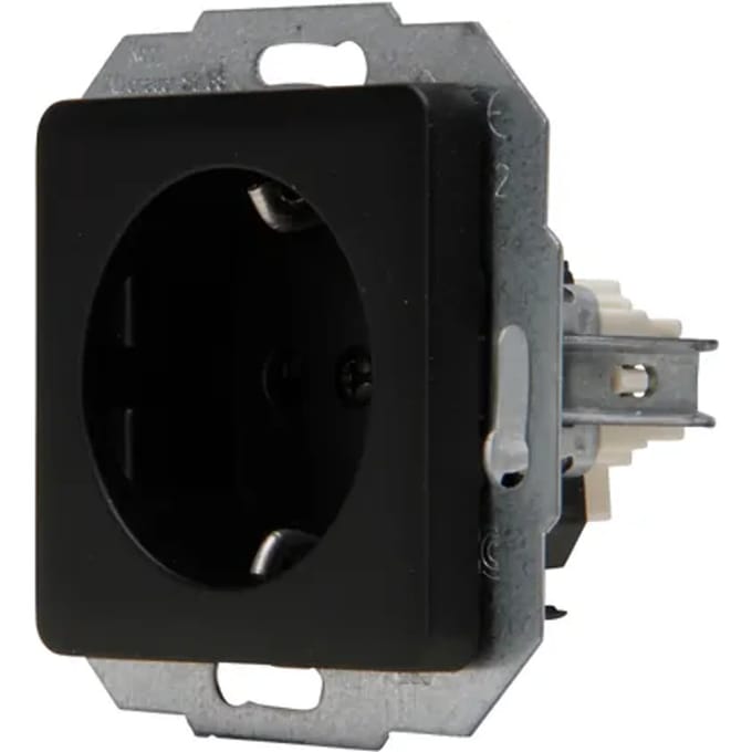 Sencys Wandschakelaar Ottawa - Mat-zwart - Inbouw