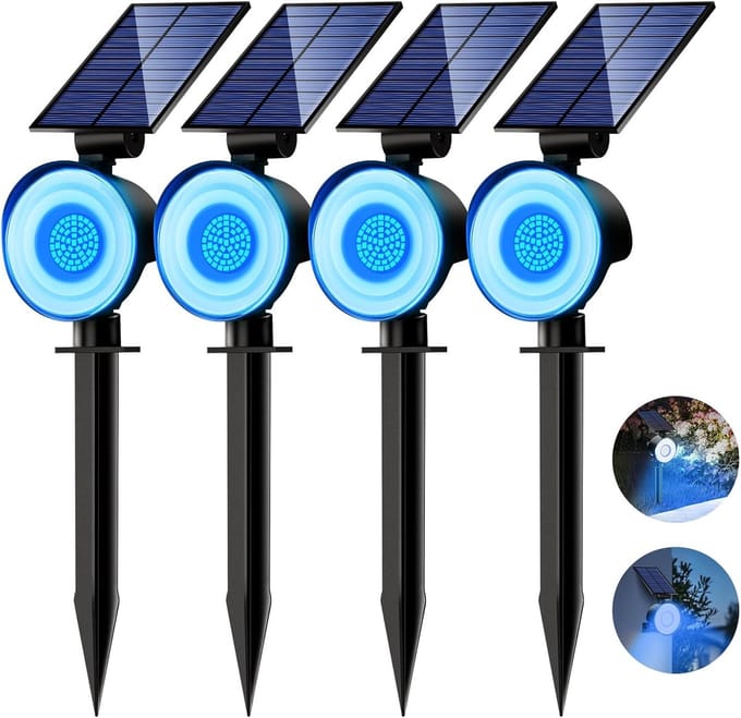 Tuinverlichting op Zonne Energie - Solar Buitenlampen -Zwart