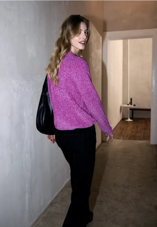 Chenille trui