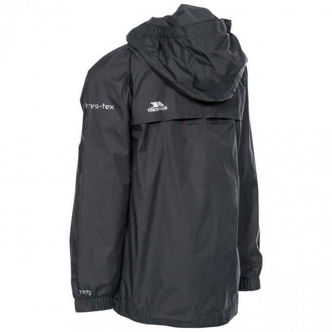 Trespass Kinderen/Kinderen Qikpac Waterdichte Packaway Jacket (Vuursteen)