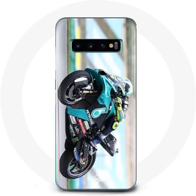 Coque pour Samsung Galaxy S10 Valentino Rossi pilote de moto