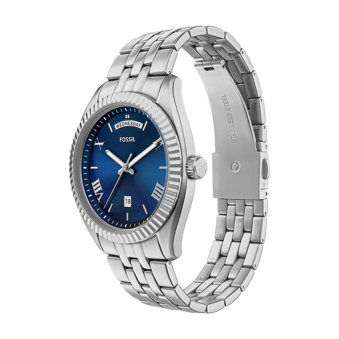 FOSSIL Heren Horloge 42 mm - Zilverkleurig