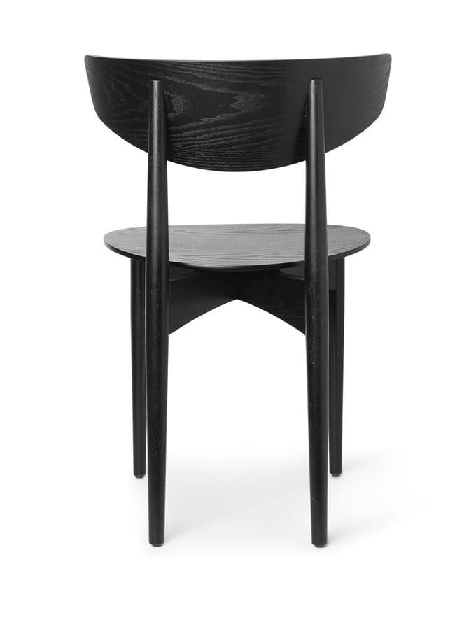 Ferm Living Herman stoel met houten frame - zwart