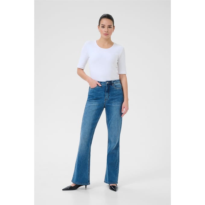 Broek JEANS FOREST SLIM KAFFE MEDIUM BLUE