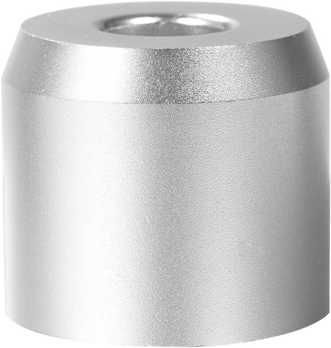 Scheerhouder - Scheermeshouder Scheervoet - Veilig Scheren - Stabiele Constructie - 10x10x10 mm - Zilver