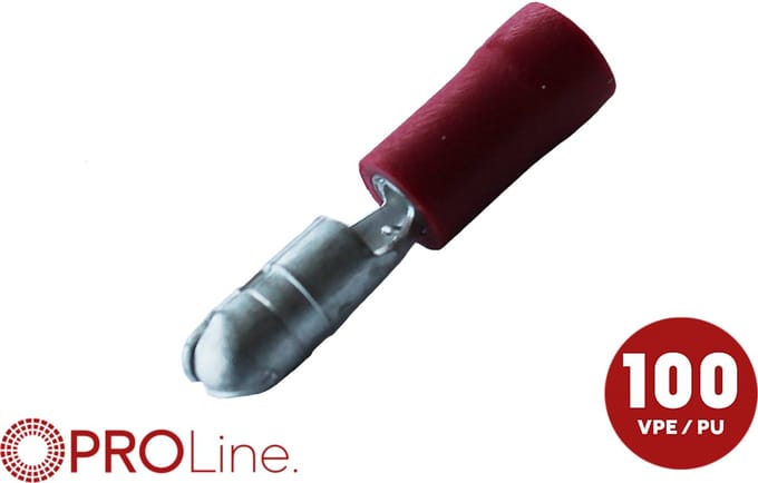 Kabelschoen 0.5x1.5mm rood (100stuks) ACV PROLine