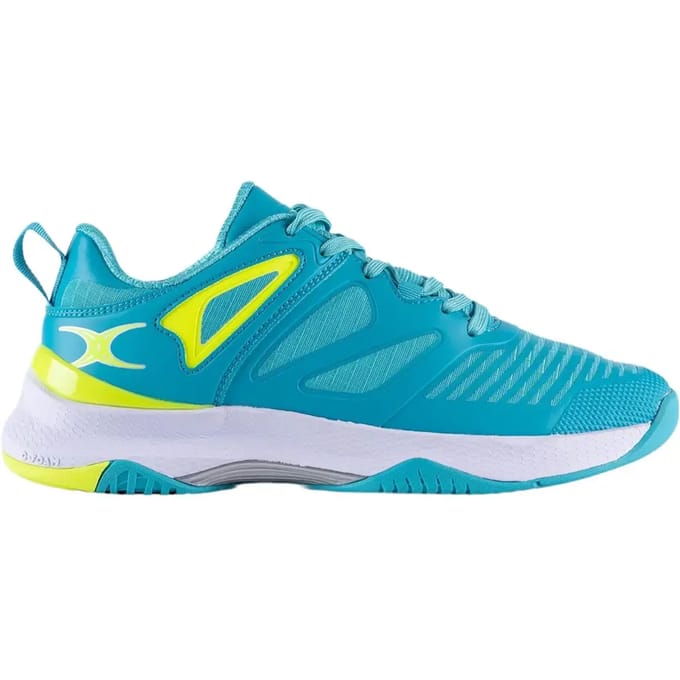 Gilbert Netball Aqua / Fluo Geel Sz 6 - 11 - Sz 6 - Aqua / Fluo Geel