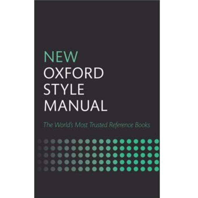 New oxford style manual