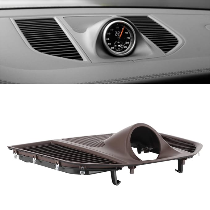 Cache de tableau de bord Marron Installation rapide 95B858189C Convient pour Porsche MACAN 2014?2020 gray