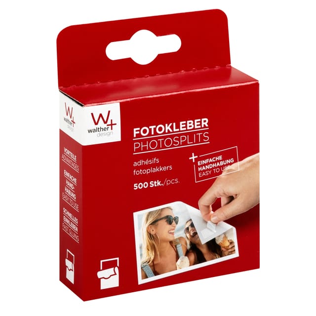 Walther Design FT500S- Dubbelzijdige Fotoplakkers - 500 stuk