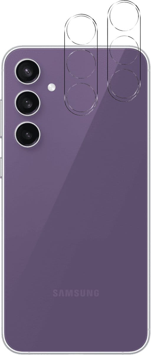 Camera Protector voor Samsung Galaxy S23 FE - 2 stuks van glas Transparante glazen