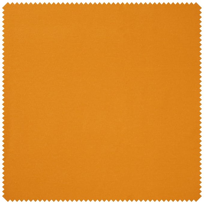 Decoratieve stof linnen optiek "Uni" - Cadmium-Geel