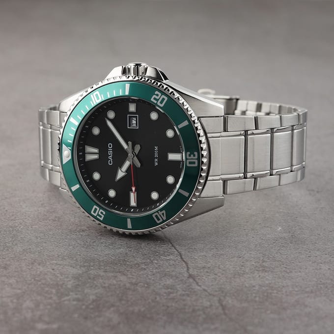 Casio Casio Collection MDV-107D-3AVEF Horloge - Staal - Zilverkleurig - Ø 44 mm