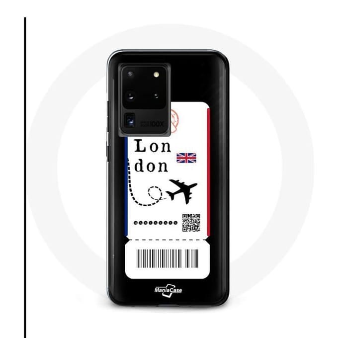 Hoesje voor Samsung Galaxy S20 Ultra Londen vliegticket