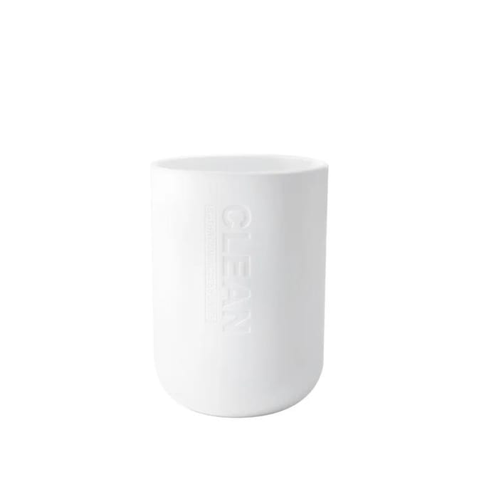 Brosse à dents de lavage, porte-dentifrice, distributeur de savon liquide, bouteille à pompe, ensemble de brosses de toilette white