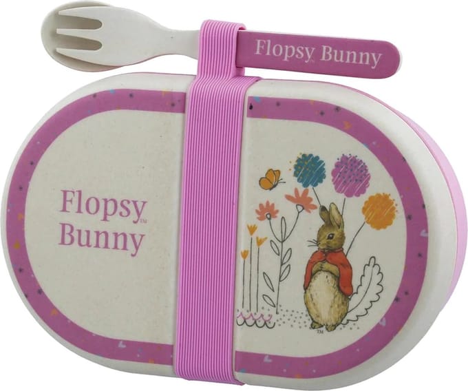 Flopsy Lunchbox met 2 dlg bestekje