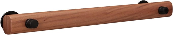 Houten Leuning - Trapleuning Set - Veilig Traplopen - Natuurlijk Massief Hout - 90 cm - Houtkleur