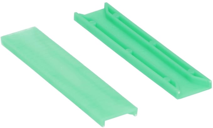 Wovar Glasblokjes 22 mm breed | 5 mm dik Groen | Per 100 stuks
