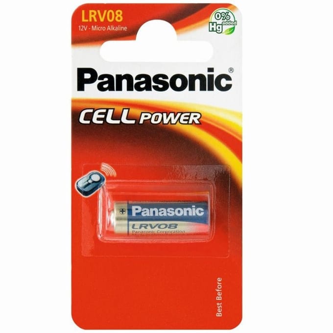 Batterij Panasonic "Lithium Power"- type LRV08/MN21-23GA