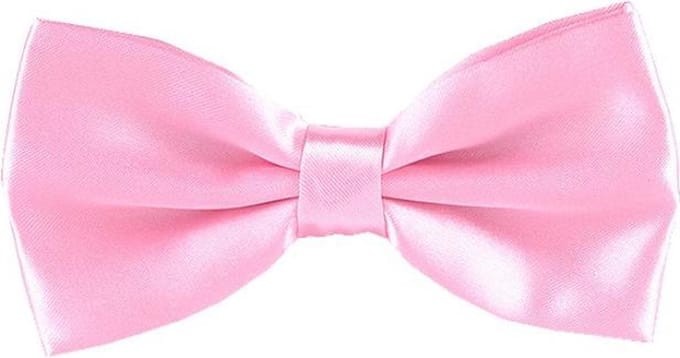 Fako Fashion® - Vlinderstrik - Vlinderdas - Satijn - 12.5cm - Lichtroze