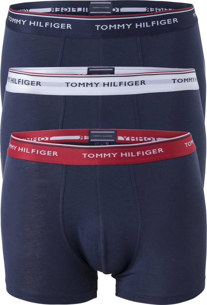 Tommy Hilfiger Boxershorts - Mannen - 3-pack - Navy/Wit/Rood - Maat S