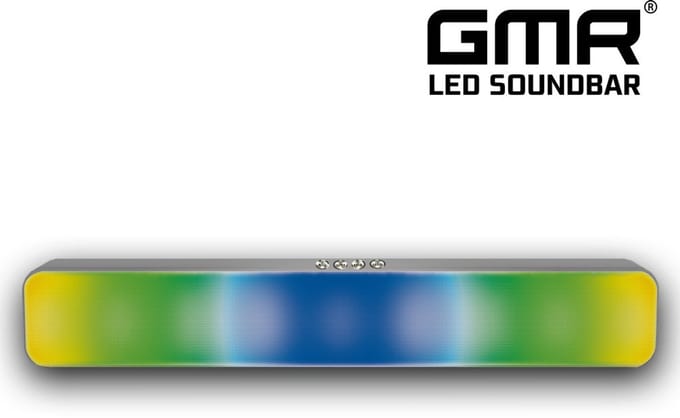 GMR soundbar PC speaker - Draadloos - led