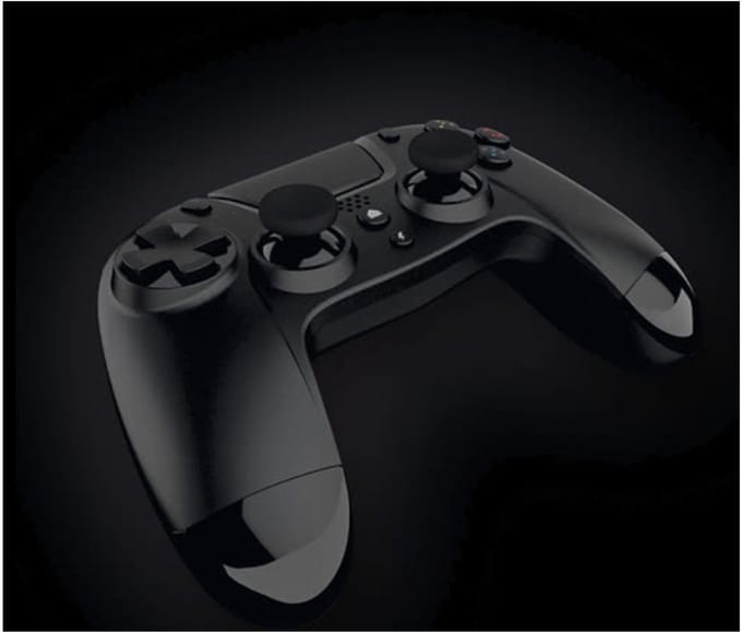 Gioteck VX4 Bedrade Controller - Zwart - PS4