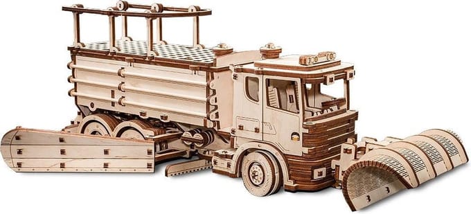 Eco-Wood-Art Sneeuwschuiver - Houten Modelbouw
