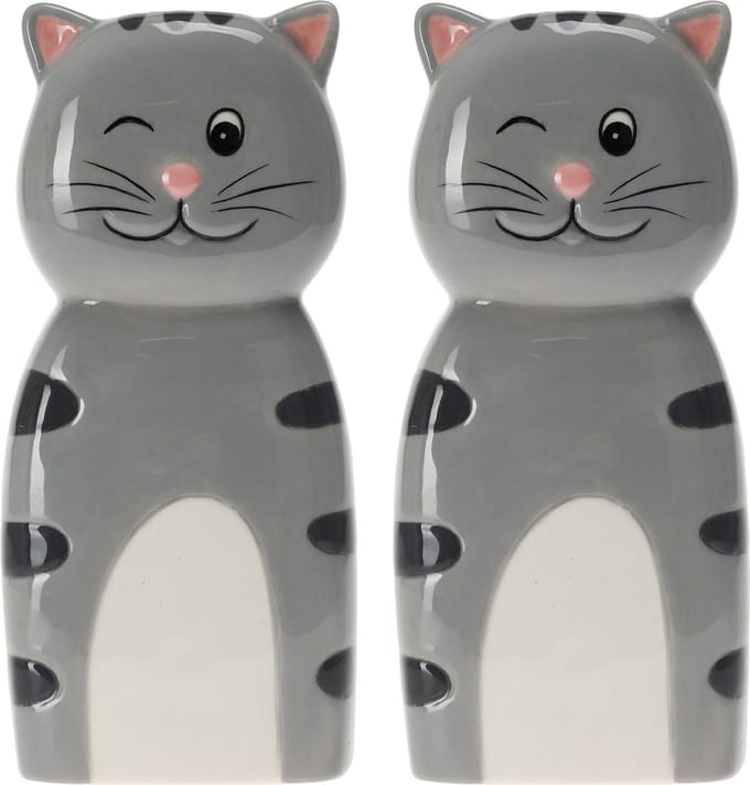 Waterverdamper radiator - 2x - kat - kunststeen - kinderkamer - 18 cm - luchtbevochtiger