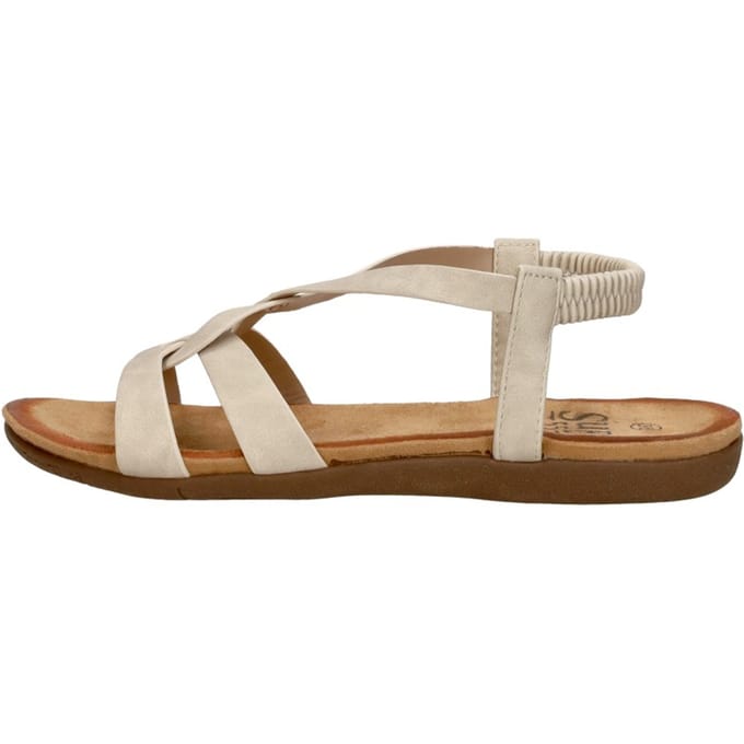 Platte sandalen Sub55 Sandalen Plat Sandalen Plat - gebroken wit - Maat