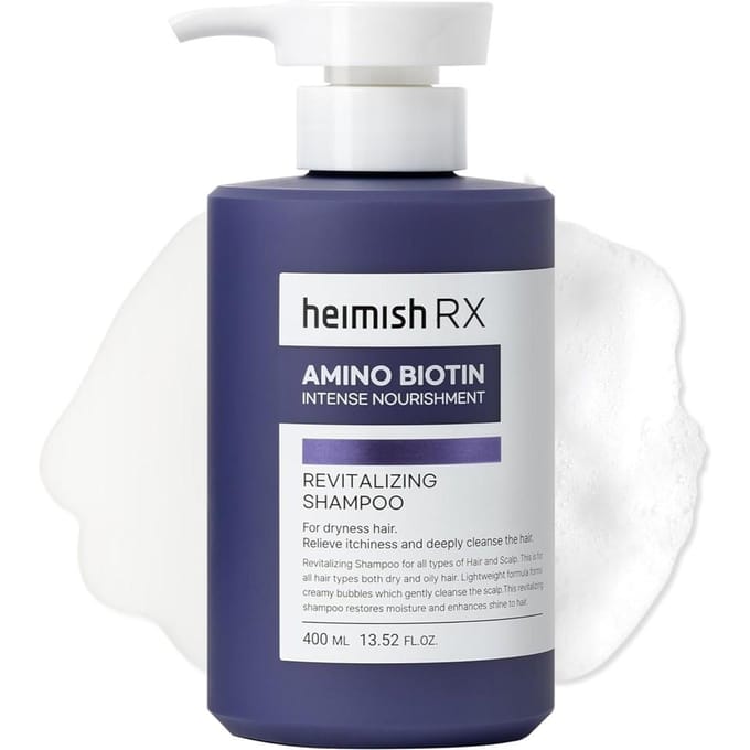 [heimish] RX Amino Biotin Revitalizing Shampoo 400ml white
