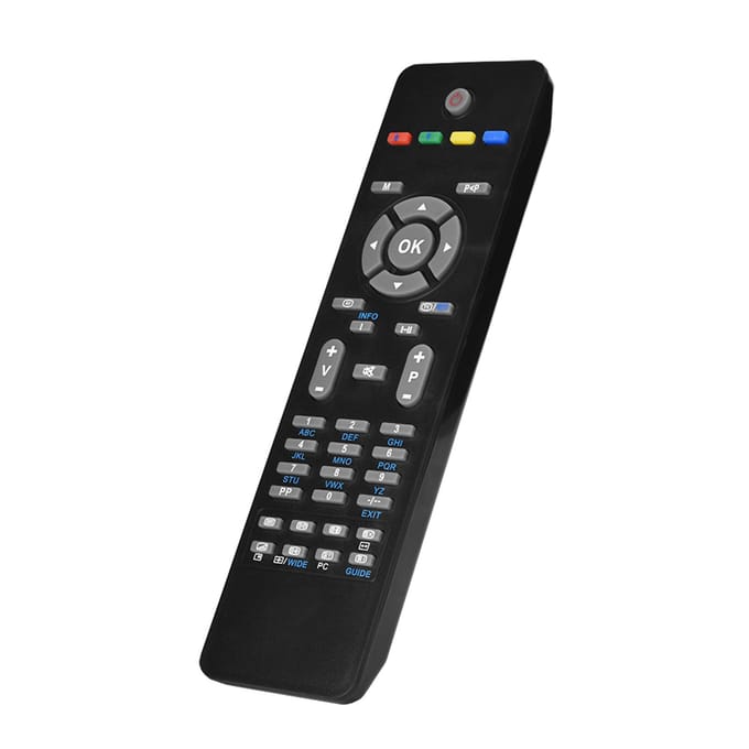 Télécommande Universelle Intelligente LED LCD TV de Remplacement RC1205 Pour Hitachi black