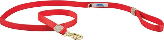 Weatherbeeta Elegance Hondenriem - Rood - Maat Xs-s - 152cm
