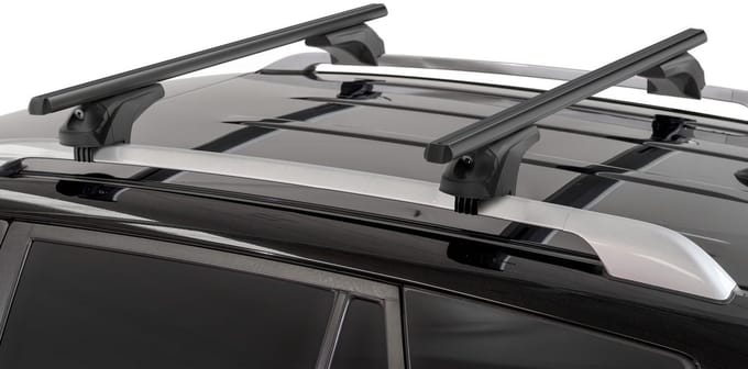 Dakdragers geschikt voor Seat Ateca (KH7) 2016-heden Menabo Ariem zwart